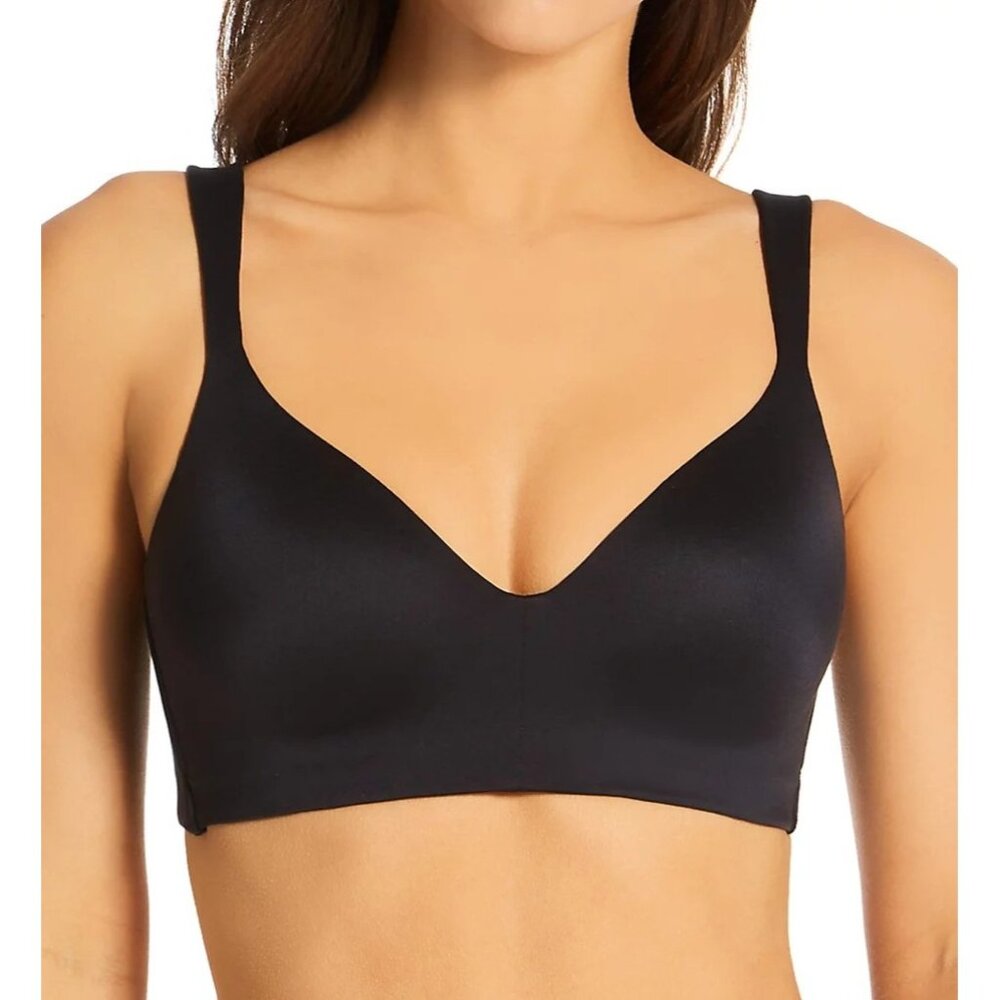 🆕NATORI Revelation Wireless Contour T-Shirt Bra 36C Black #723248